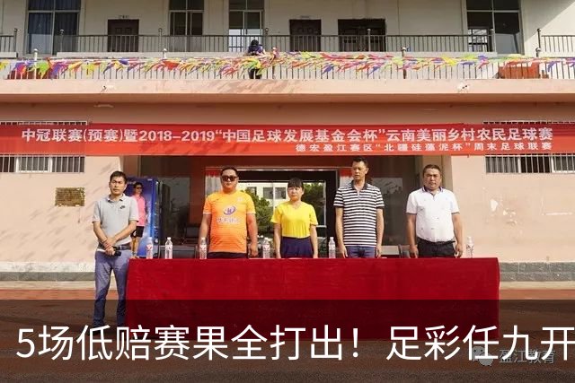 5场低赔赛果全打出！足彩任九开22187注561元